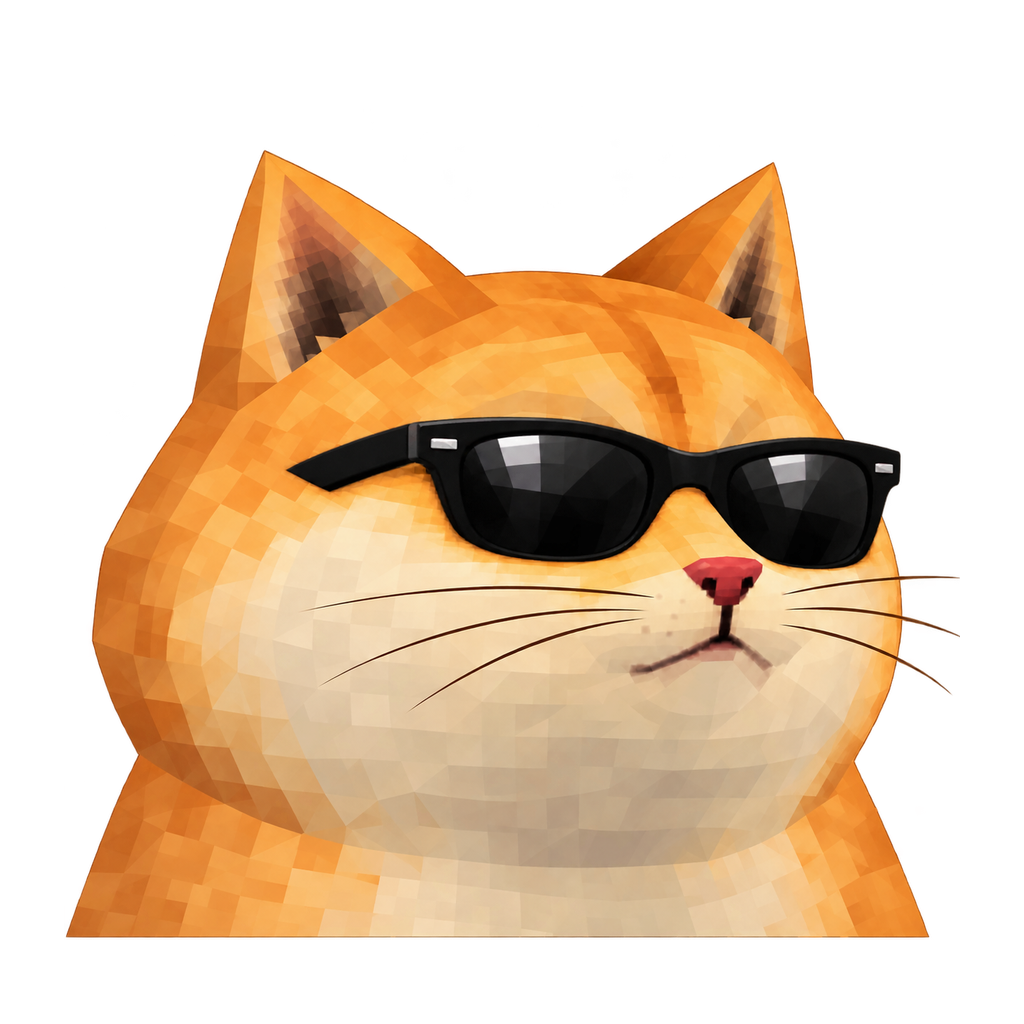 Doge Cat, watching you